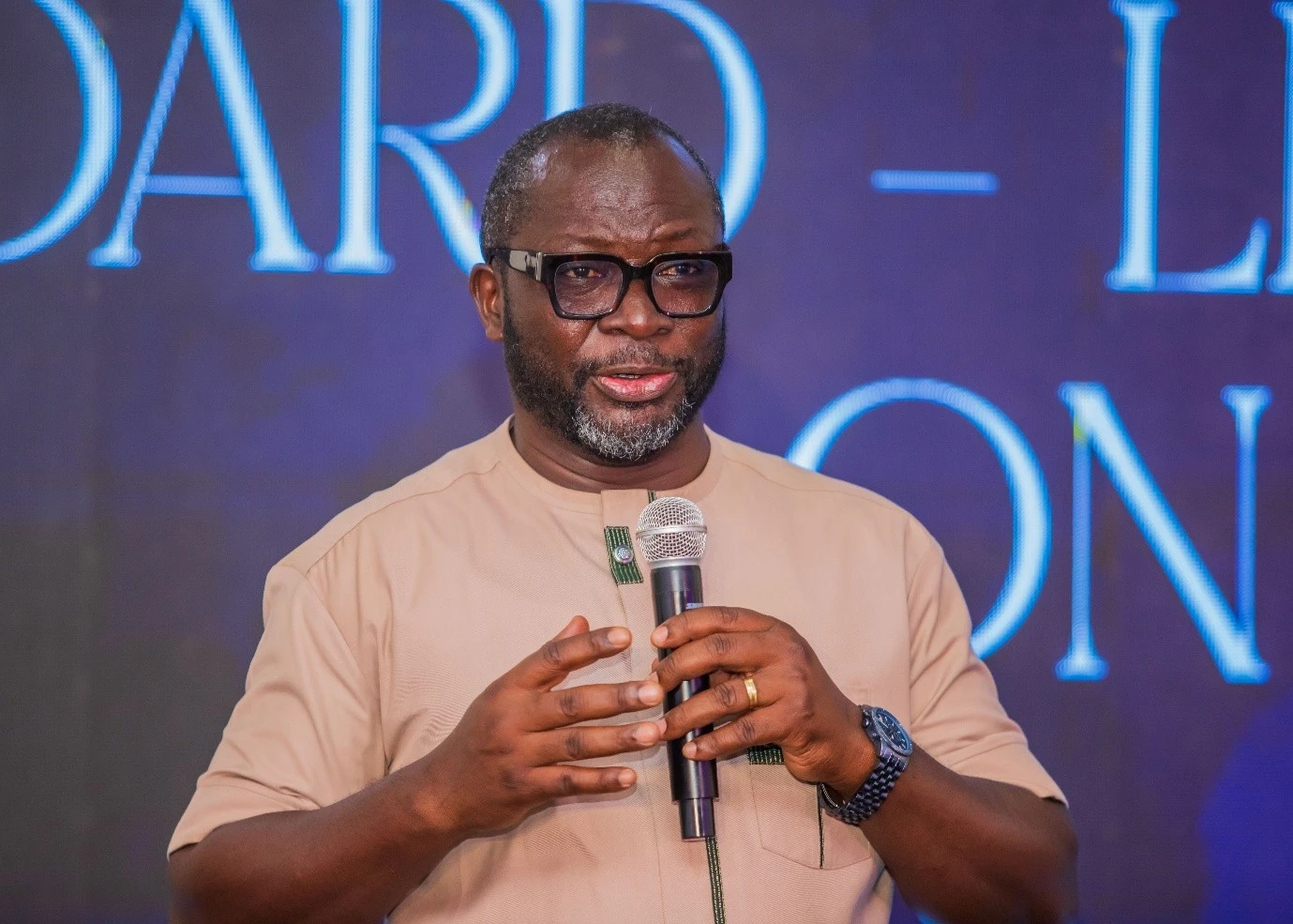 CEO of the Ghana Association of Banks, Mr. John Awuah delivering his opening remarks