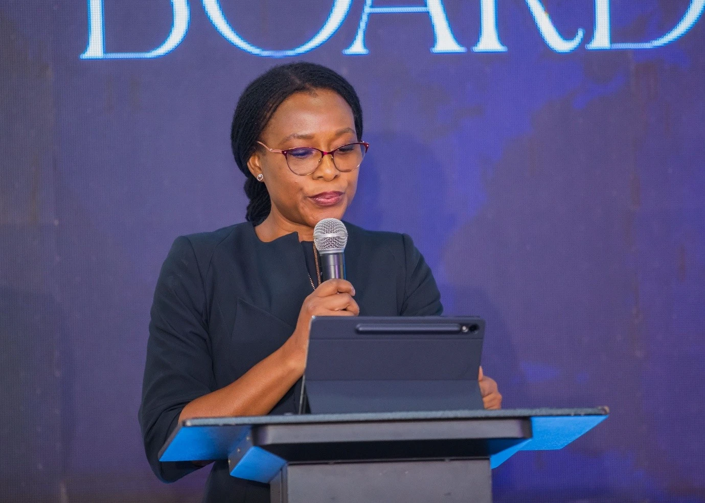 Lydia Pwadura, Partner PWC, delivering her keynote address