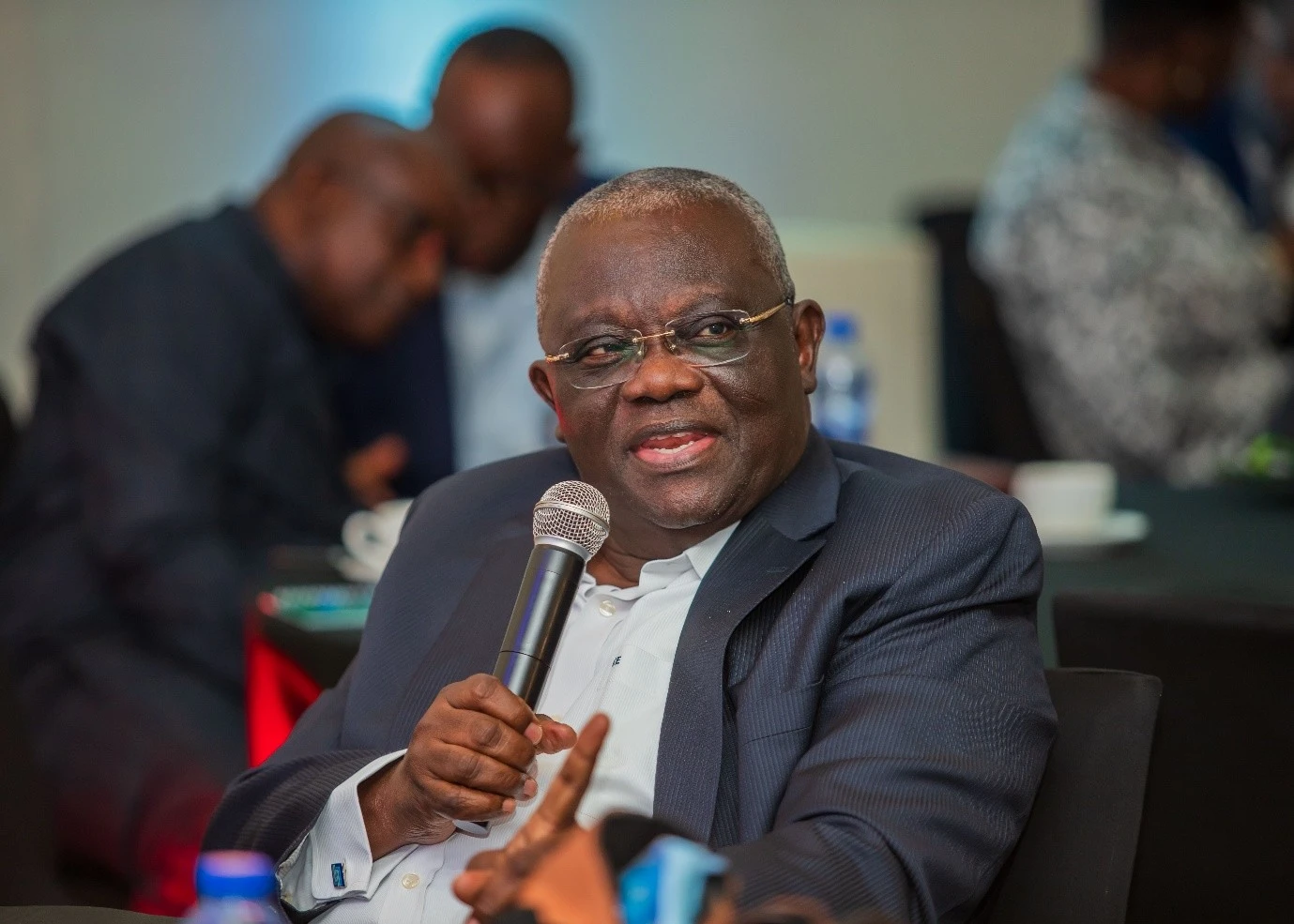 Mr. Albert Essien, Board Chairman of Development Bank Ghana sharing his insights